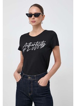 Morgan t-shirt damski kolor czarny ze sklepu ANSWEAR.com w kategorii Bluzki damskie - zdjęcie 166374916