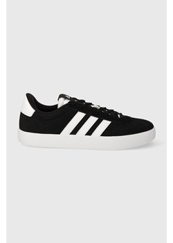 adidas sneakersy zamszowe Vl Court kolor czarny ID6278 ze sklepu ANSWEAR.com w kategorii Trampki męskie - zdjęcie 166375105