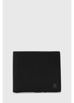 Tommy Hilfiger portfel skórzany męski kolor czarny AM0AM11850 ze sklepu ANSWEAR.com w kategorii Portfele męskie - zdjęcie 166375188