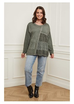 Curvy Lady Koszulka w kolorze khaki ze sklepu Limango Polska w kategorii Bluzki damskie - zdjęcie 166376635