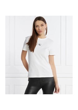 CALVIN KLEIN JEANS T-shirt | Regular Fit ze sklepu Gomez Fashion Store w kategorii Bluzki damskie - zdjęcie 166406435