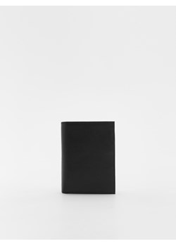 Reserved - Skórzany portfel - czarny ze sklepu Reserved w kategorii Portfele męskie - zdjęcie 166409897