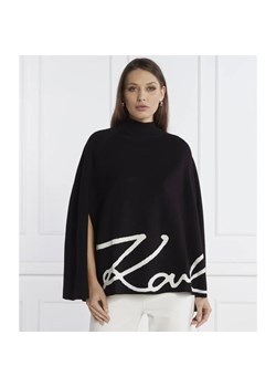 Karl Lagerfeld Ponczo karl signature cape | Loose fit ze sklepu Gomez Fashion Store w kategorii Poncza - zdjęcie 166418639