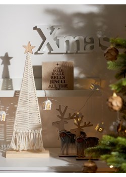 Sinsay - Dekoracja świąteczna - kremowy ze sklepu Sinsay w kategorii Dekoracje świąteczne - zdjęcie 166424075