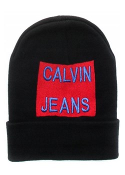 czapka calvin klein k40k400766 czarna ze sklepu Royal Shop w kategorii Czapki zimowe męskie - zdjęcie 166428087