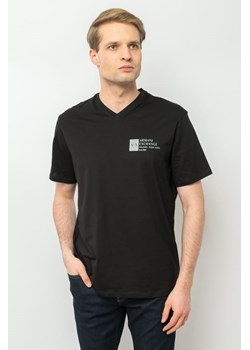 t-shirt męski armani exchange 3rztfe zjh4z czarny ze sklepu Royal Shop w kategorii T-shirty męskie - zdjęcie 166428366