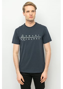 t-shirt męski armani exchange 3rztbr zjaaz granatowy ze sklepu Royal Shop w kategorii T-shirty męskie - zdjęcie 166428395