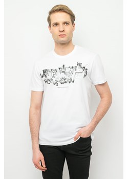 t-shirt męski armani exchange 3rztbn zjaaz biały ze sklepu Royal Shop w kategorii T-shirty męskie - zdjęcie 166428399