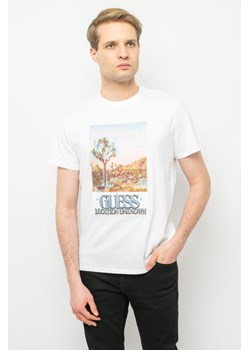 t-shirt męski guess m3gi74 ka260 biały ze sklepu Royal Shop w kategorii T-shirty męskie - zdjęcie 166428427