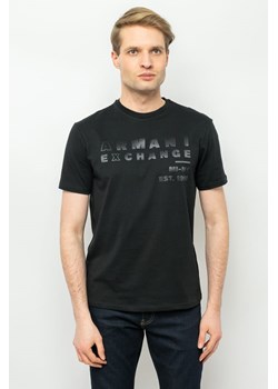 t-shirt męski armani exchange 3rztca zj3vz czarny ze sklepu Royal Shop w kategorii T-shirty męskie - zdjęcie 166428467