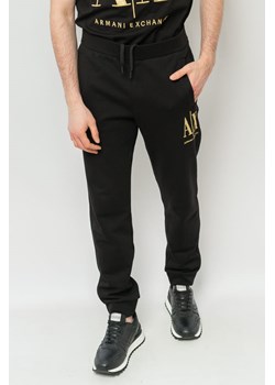 spodnie dresowe męskie armani exchange 8nzppq zj1zz czarne ze sklepu Royal Shop w kategorii Spodnie męskie - zdjęcie 166428657