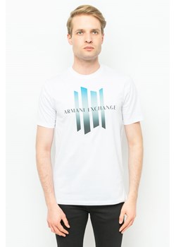 t-shirt męski armani exchange 3rztcb zjh4z biały ze sklepu Royal Shop w kategorii T-shirty męskie - zdjęcie 166429939