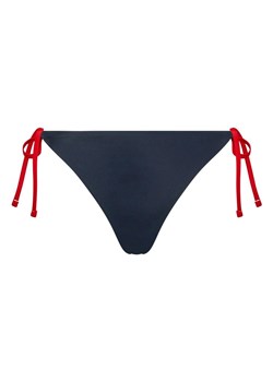 majtki bikini damskie tommy jeans uw0uw03403 granatowo-czerwone ze sklepu Royal Shop w kategorii Stroje kąpielowe - zdjęcie 166429978