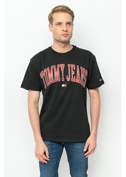 t-shirt męski tommy jeans dm0dm14995 czarny ze sklepu Royal Shop w kategorii T-shirty męskie - zdjęcie 166430076
