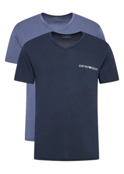t-shirt męski emporio armani 111849 3r717 granatowo-niebieski 2 pack ze sklepu Royal Shop w kategorii T-shirty męskie - zdjęcie 166430185