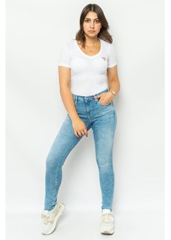 jeansy damskie tommy hilfiger xf0xf00863 niebieskie ze sklepu Royal Shop w kategorii Jeansy damskie - zdjęcie 166431228