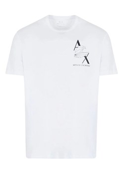 t-shirt męski armani exchange 6rztam zj9tz biały ze sklepu Royal Shop w kategorii T-shirty męskie - zdjęcie 166431349