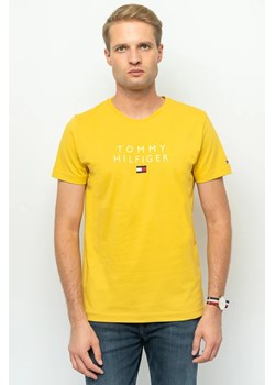 t-shirt męski tommy hilfiger xm0xm02307 żółty ze sklepu Royal Shop w kategorii T-shirty męskie - zdjęcie 166431499