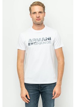 t-shirt męski armani exchange 6rztbe zjaaz biały ze sklepu Royal Shop w kategorii T-shirty męskie - zdjęcie 166431519