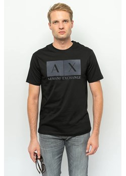 t-shirt męski armani exchange 6rztjz zj8ez czarny ze sklepu Royal Shop w kategorii T-shirty męskie - zdjęcie 166431549