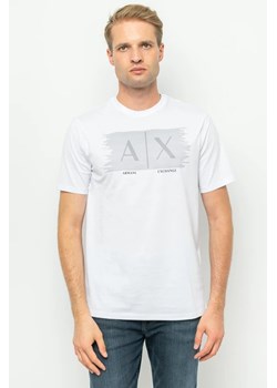 t-shirt męski armani exchange 6rzthb zjh4z biały ze sklepu Royal Shop w kategorii T-shirty męskie - zdjęcie 166431559