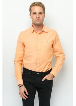 koszula męska tommy hilfiger  xm0xm02258 pomarańczowa ze sklepu Royal Shop w kategorii Koszule męskie - zdjęcie 166431619