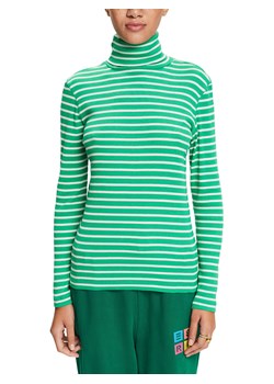 ESPRIT Koszulka w kolorze zielono-białym ze sklepu Limango Polska w kategorii Bluzki damskie - zdjęcie 166435598