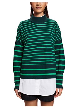 ESPRIT Sweter w kolorze ciemnozielono-zielonym ze sklepu Limango Polska w kategorii Swetry damskie - zdjęcie 166446916