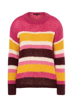 More &amp; More Sweter w kolorze różowo-pomarańczowo-czarnym ze sklepu Limango Polska w kategorii Swetry damskie - zdjęcie 166447017