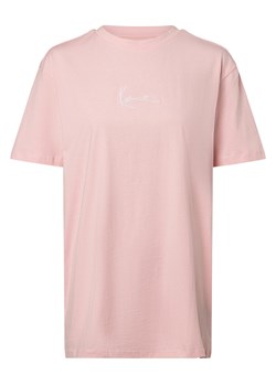 Karl Kani T-shirt damski Kobiety Bawełna różowy jednolity ze sklepu vangraaf w kategorii Bluzki damskie - zdjęcie 166447507