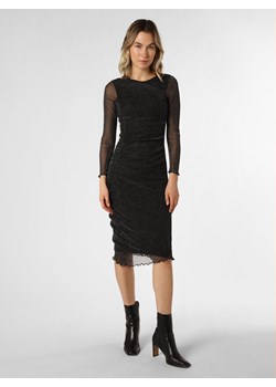 Tom Tailor Denim Sukienka damska Kobiety Sztuczne włókno czarny jednolity ze sklepu vangraaf w kategorii Sukienki - zdjęcie 166447546