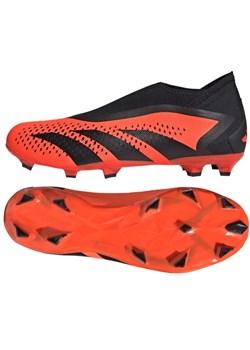 Buty piłkarskie adidas Predator Accuracy.3 Fg Ll M GW4595 pomarańcze i czerwienie pomarańczowe ze sklepu ButyModne.pl w kategorii Buty sportowe męskie - zdjęcie 166449916