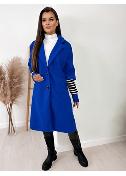płaszcz tarra chabrowy uni ze sklepu UBRA w kategorii Płaszcze damskie - zdjęcie 166451008