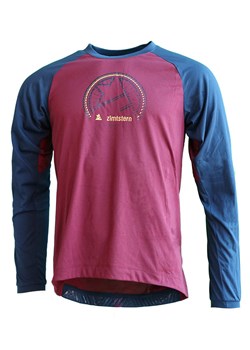 Zimtstern Koszulka kolarska &quot;Pure Flowz&quot; w kolorze niebiesko-czerwonym ze sklepu Limango Polska w kategorii T-shirty męskie - zdjęcie 166451507