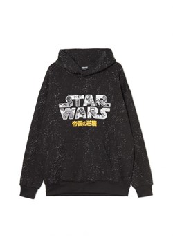 Cropp - Czarna bluza z kapturem Star Wars - czarny ze sklepu Cropp w kategorii Bluzy męskie - zdjęcie 166453879