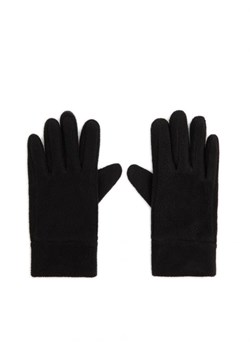 Cropp - Czarne polarowe rękawiczki - czarny ze sklepu Cropp w kategorii Rękawiczki damskie - zdjęcie 166455928