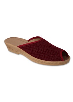Befado obuwie damskie pu 581D201 czerwone ze sklepu ButyModne.pl w kategorii Kapcie damskie - zdjęcie 166469617