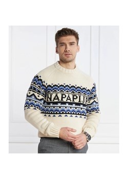 Napapijri Sweter D-HORLICK | Regular Fit | z dodatkiem wełny ze sklepu Gomez Fashion Store w kategorii Swetry męskie - zdjęcie 166481329