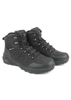 Trekkingi męskie, buty zimowe- Mc Braun 23MN38-6547, czarne ze sklepu ulubioneobuwie w kategorii Buty trekkingowe męskie - zdjęcie 166482658
