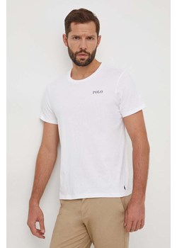 Polo Ralph Lauren t-shirt bawełniany męski kolor biały z nadrukiem ze sklepu ANSWEAR.com w kategorii T-shirty męskie - zdjęcie 166483039