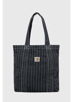 Carhartt WIP torba Orlean Tote Bag kolor czarny I033007.1XX06 ze sklepu PRM w kategorii Torby materiałowe - zdjęcie 166487087