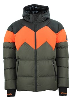 Peak Mountain Kurtka narciarska &quot;Cerulis&quot; w kolorze oliwkowo-pomarańczowo-czarnym ze sklepu Limango Polska w kategorii Kurtki męskie - zdjęcie 166489226