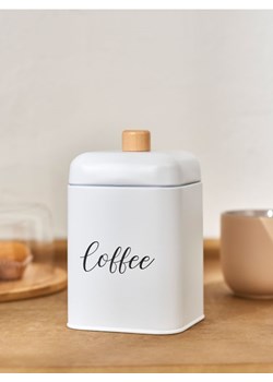 Sinsay - Pojemnik na kawę - biały ze sklepu Sinsay w kategorii Pojemniki kuchenne - zdjęcie 166498557