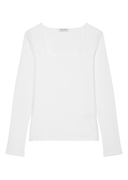 Marc O&apos;Polo Koszulka w kolorze białym ze sklepu Limango Polska w kategorii Bluzki damskie - zdjęcie 166499228