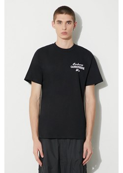 Carhartt WIP t-shirt bawełniany S/S Mechanics T-Shirt męski kolor czarny z nadrukiem I032880.89XX ze sklepu PRM w kategorii T-shirty męskie - zdjęcie 166499917