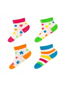 Zestaw 2x Skarpetki niemowlęce kolorowe SOXO we wzorki ze sklepu Sklep SOXO w kategorii Skarpetki dziecięce - zdjęcie 166506346