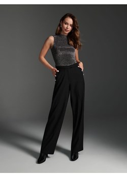 Sinsay - Spodnie z ozdobnymi guzikami - czarny ze sklepu Sinsay w kategorii Spodnie damskie - zdjęcie 166508075