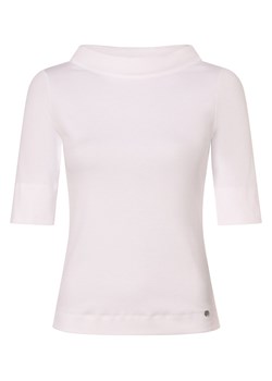 Marc Cain Collections Damska koszulka z długim rękawem Kobiety Bawełna biały jednolity ze sklepu vangraaf w kategorii Bluzki damskie - zdjęcie 166516405