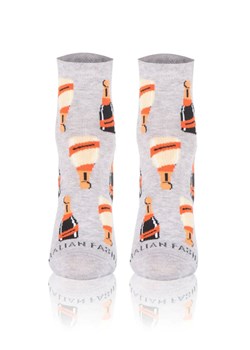 Skarpetki damskie S153Z Prosecco, Kolor szaro-pomarańczowy, Rozmiar 39-41, Gee One ze sklepu Primodo w kategorii Skarpetki damskie - zdjęcie 166532727