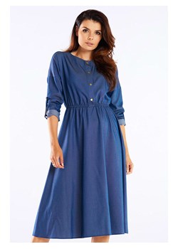 Awama Sukienka w kolorze niebieskim ze sklepu Limango Polska w kategorii Sukienki - zdjęcie 166533128